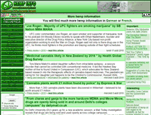 Tablet Screenshot of hemp-info.ch